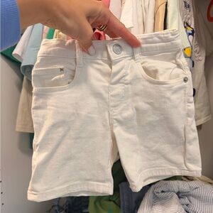 Zara toddler boys 2/3t Kids White Shorts